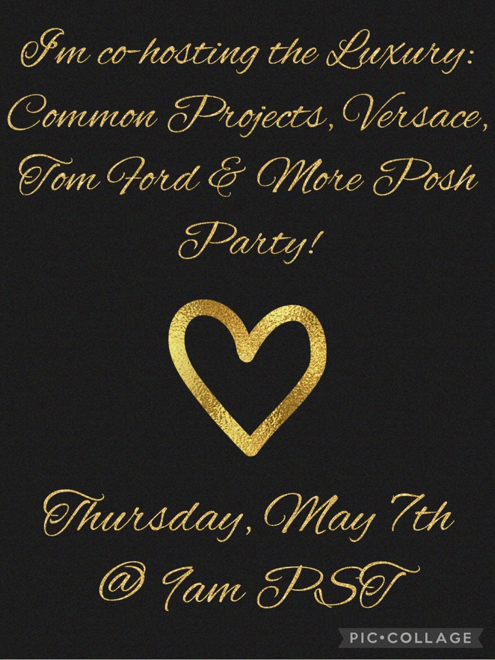 I’m Co-Hosting the Luxury Brands Posh Party 5/7!